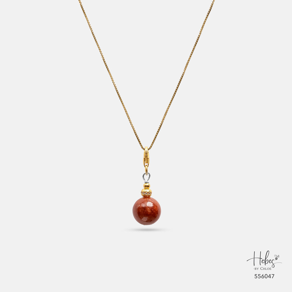 Red Jade Luminous Dawn Pendant 556047