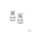 Clover Akoya Pearl Studs — Yellow Gold 556049