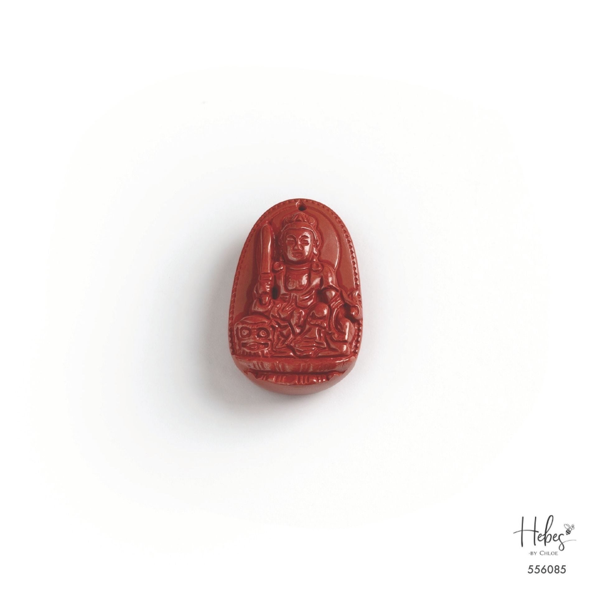 Cinnabar Manjushri Bodhisattva Pendant 556085