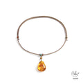 Amber Sun Drop Necklace 556089