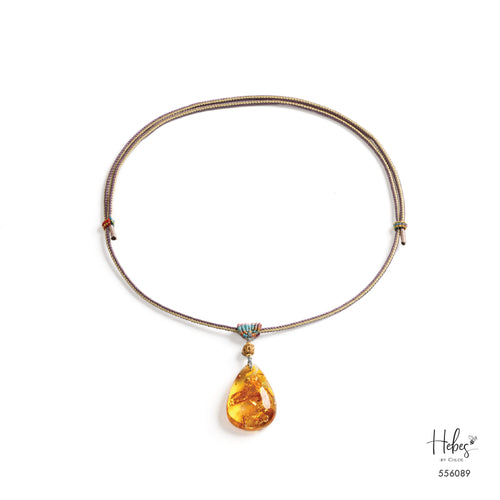 Amber Sun Drop Necklace 556089