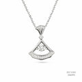 The Diva?s Dream Silver Moissanite Necklace 556093