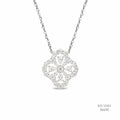 The Enchanted Bloom Silver Moissanite Necklace 556110