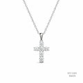 The Sacred Glow Silver Moissanite Necklace 556123