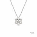 The Celestial Star Silver Moissanite Necklace 556125