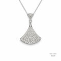 The Diva?s Spark Silver Moissanite Necklace 556131