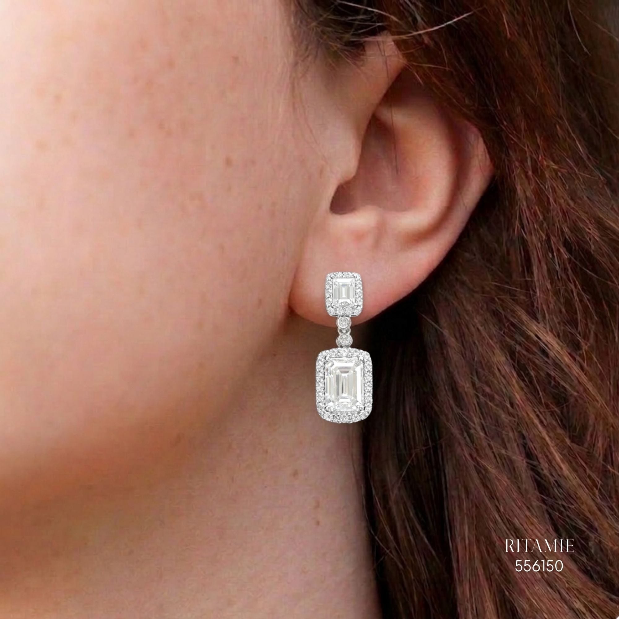 The Emerald Majesty Double-Drop Earrings 556150