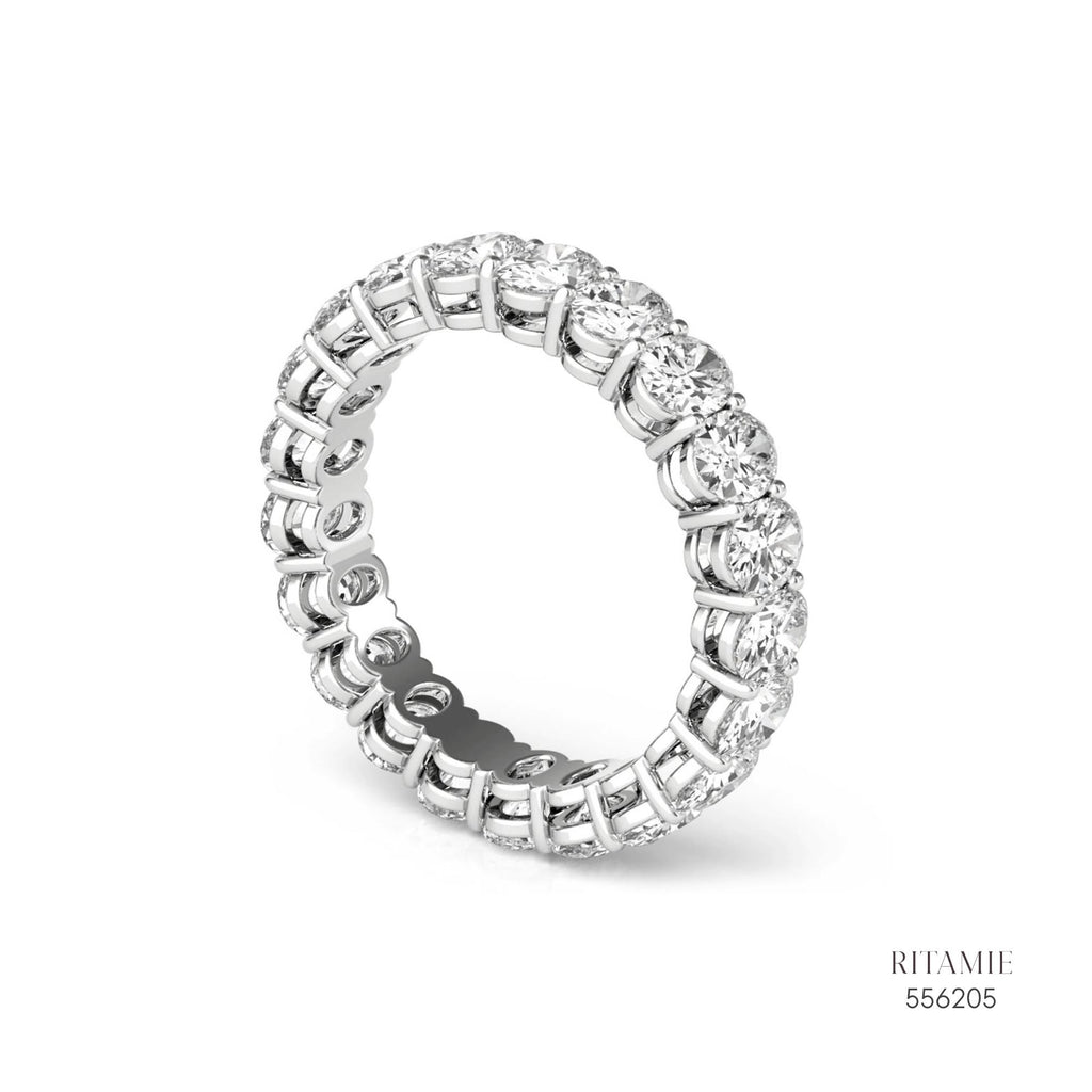 Eternal Brilliance Silver Moissanite Ring 556205
