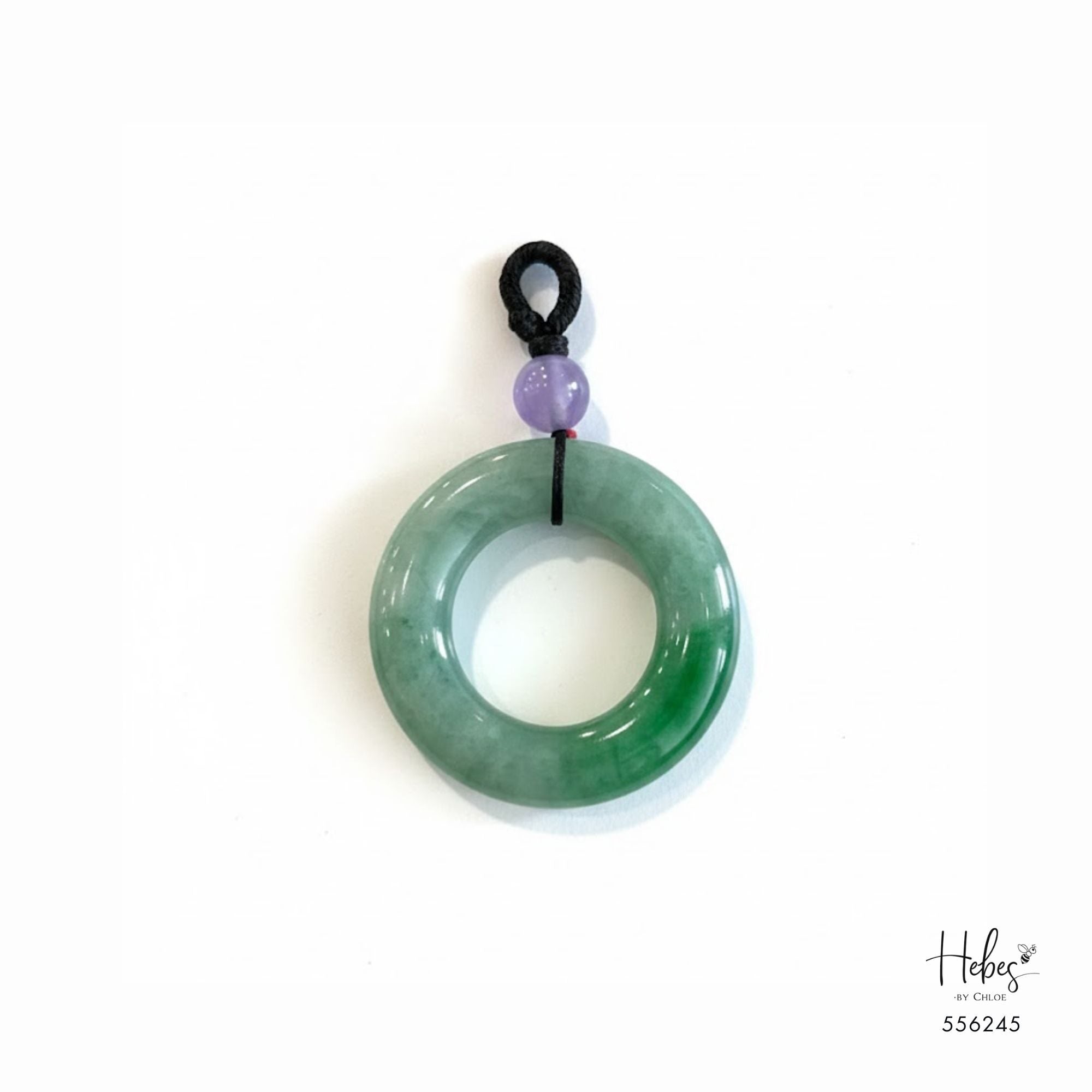 Lucky Green Jadeite Myanmar Pendant 556245