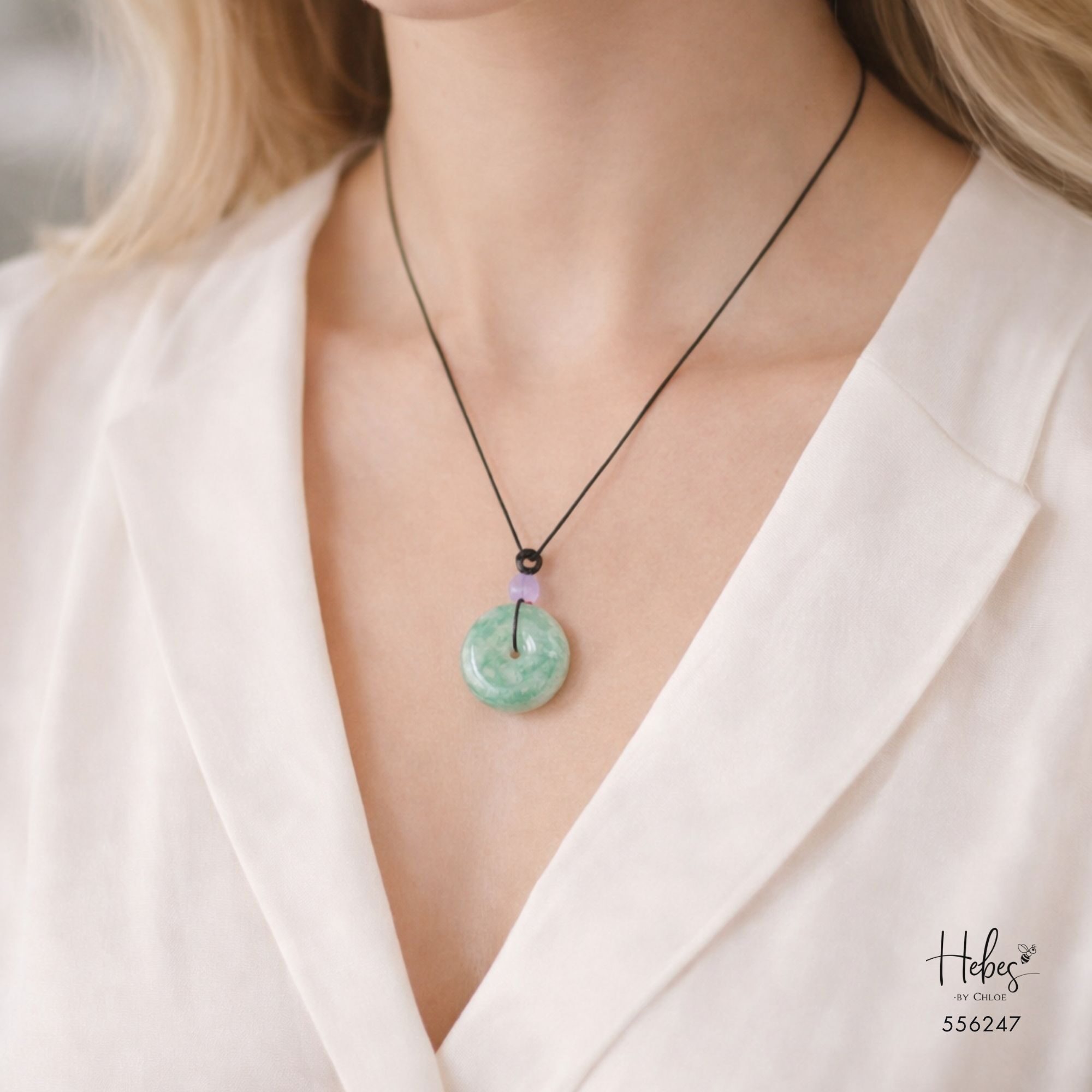 Imperial Green Floating Myanmar Jadeite Peace 556247