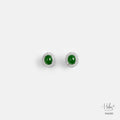 Premium Type A Jadeite Halo Earrings 556282