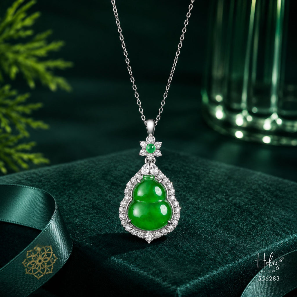 Natural Type A Jadeite Hulu Pendant 556283