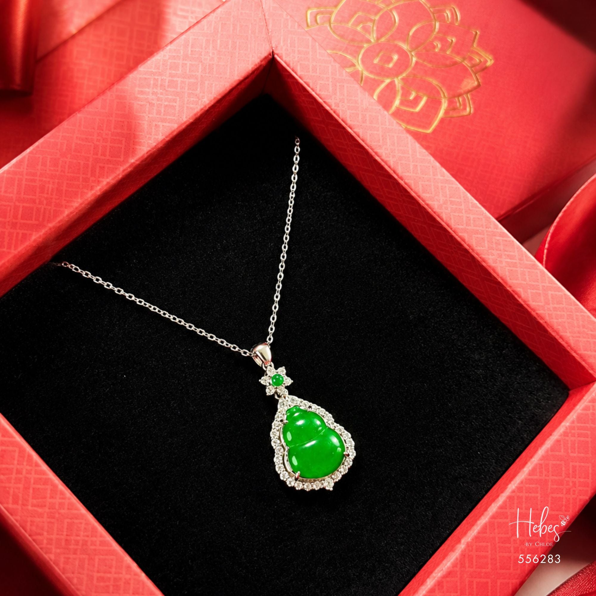 Natural Type A Jadeite Hulu Pendant 556283
