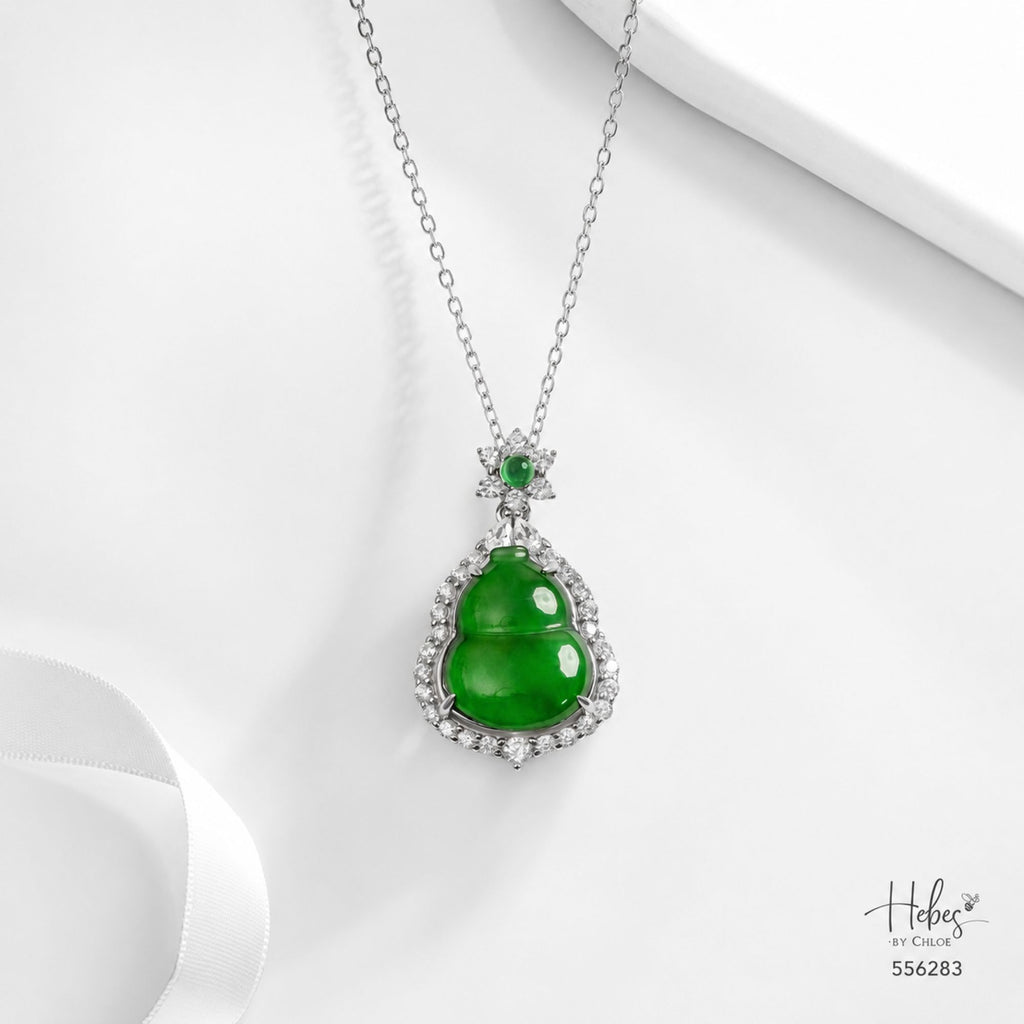 Natural Type A Jadeite Hulu Pendant 556283