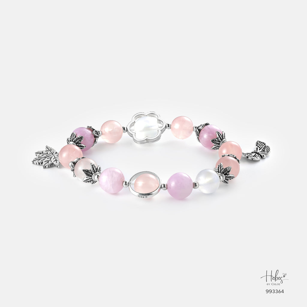 Autumn Glow Dewy Dawn Rose Quartz Bracelet 993364