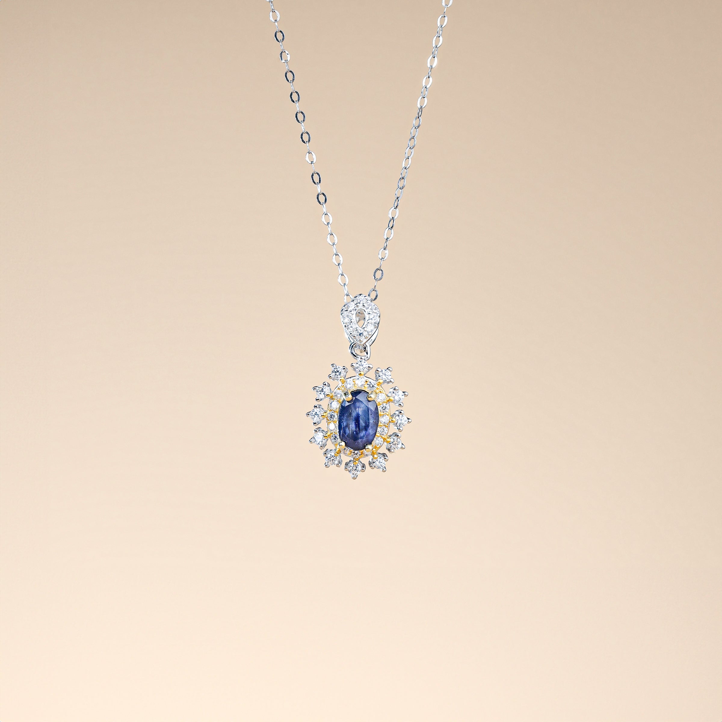 Blue Sapphire Necklace 993406