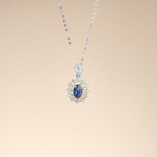 Blue Sapphire Necklace 993406