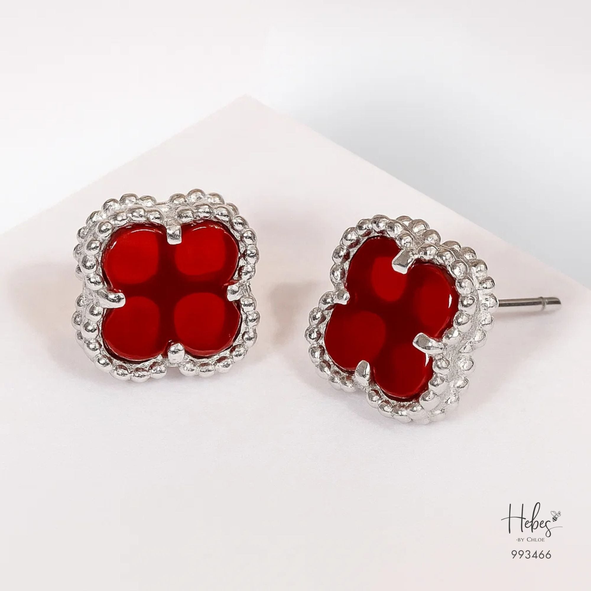 Red Agate Earrings 993466