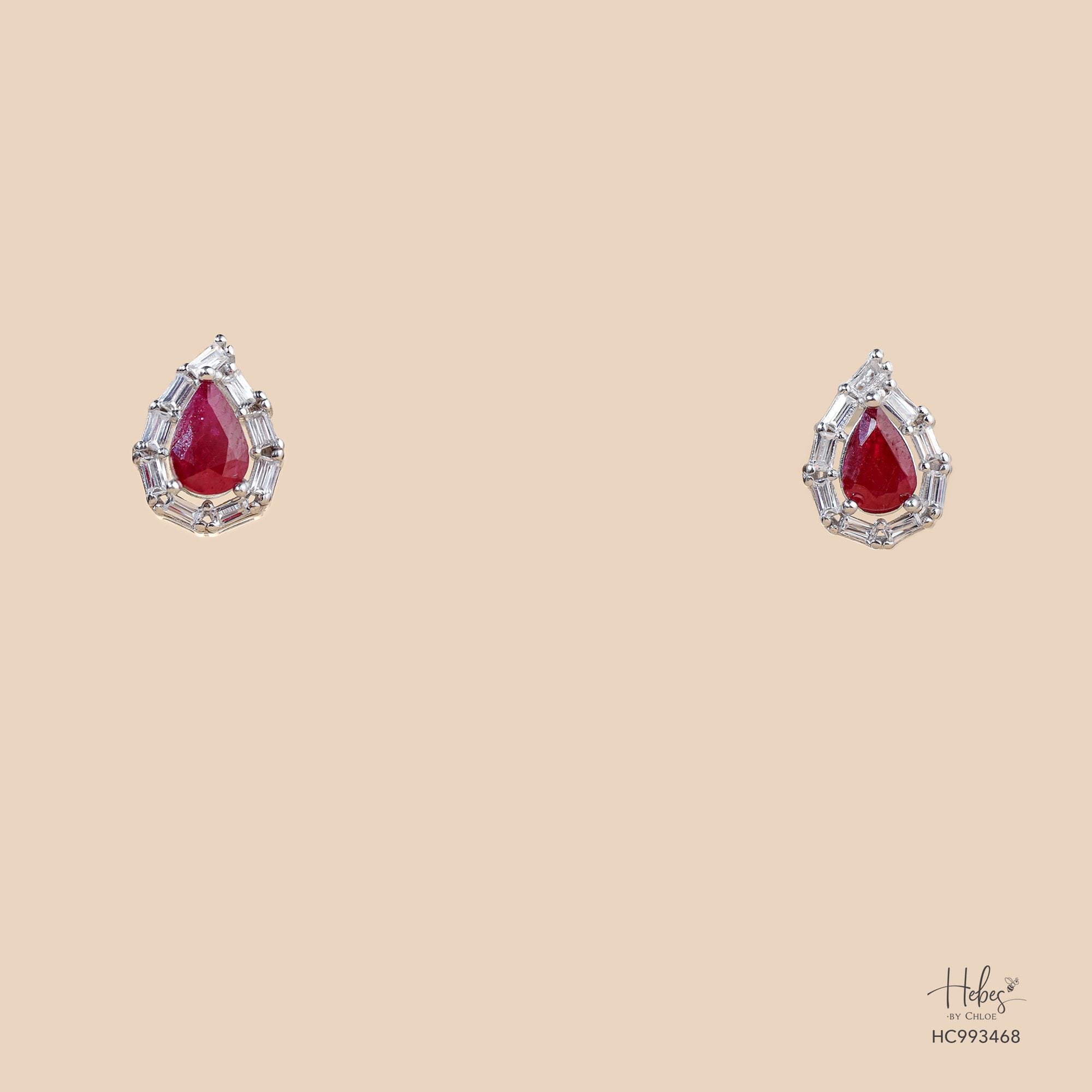 Ruby Earrings 993468