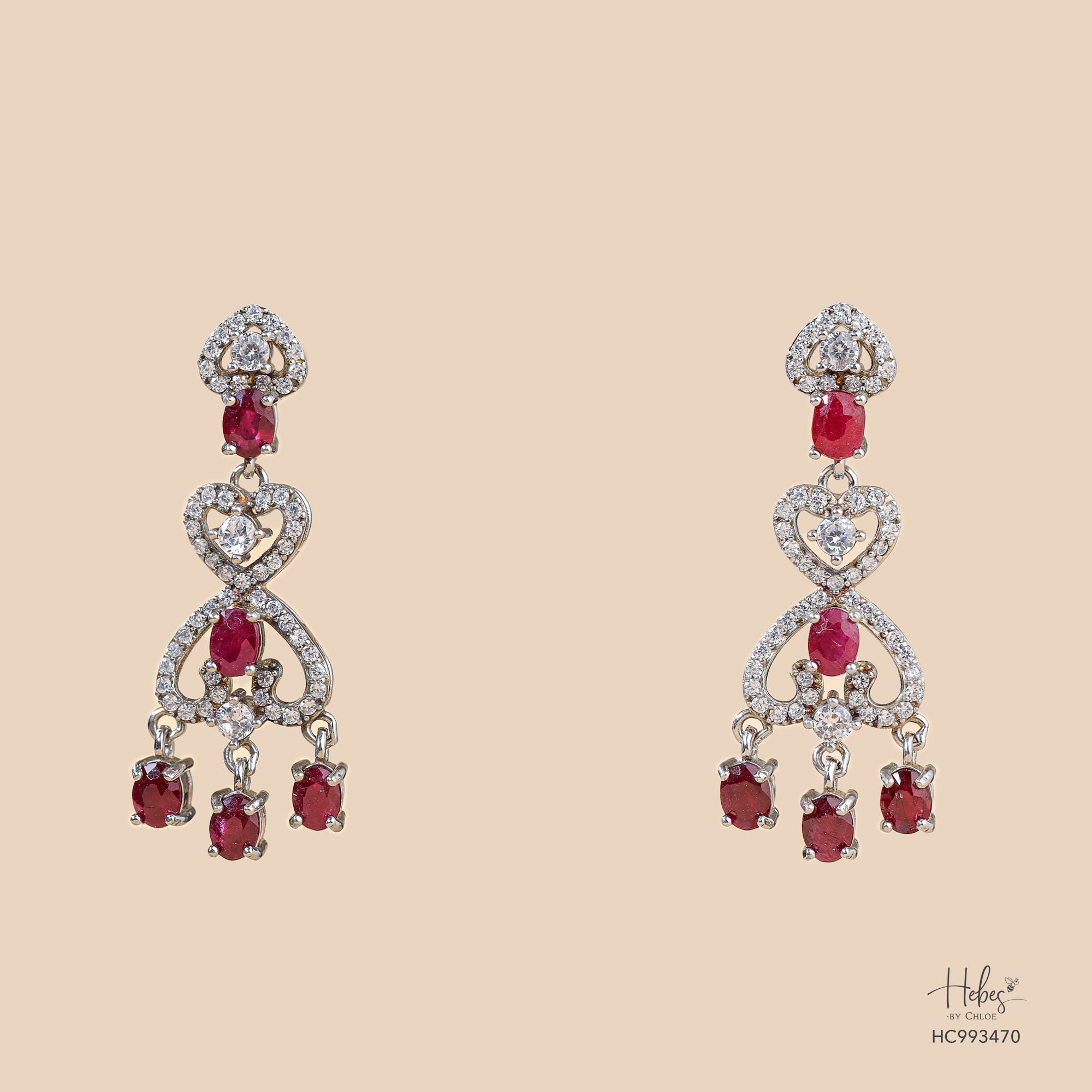 Ruby Earrings 993470
