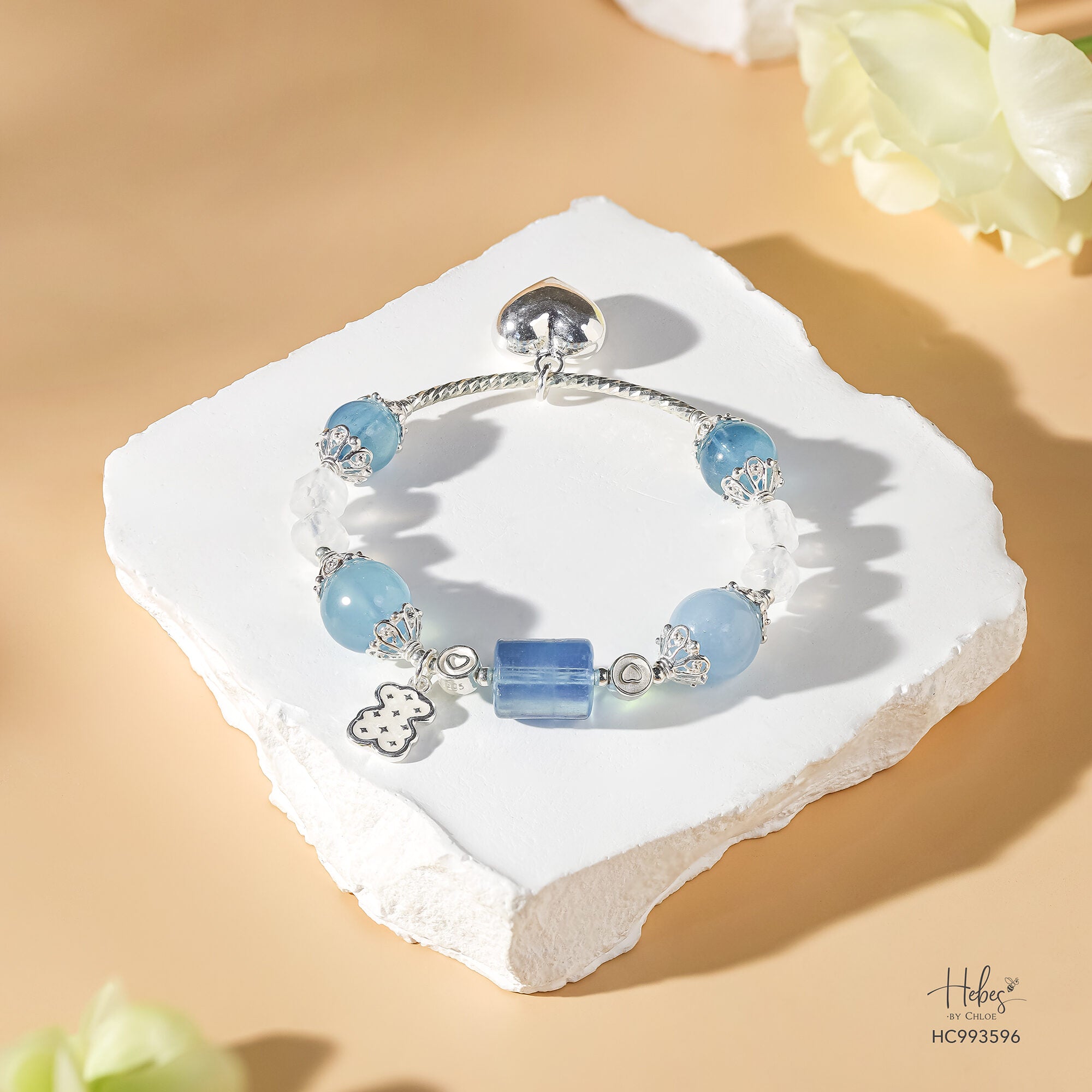 Grateful Heart Radiant Vision Aquamarine Bracelet 993596