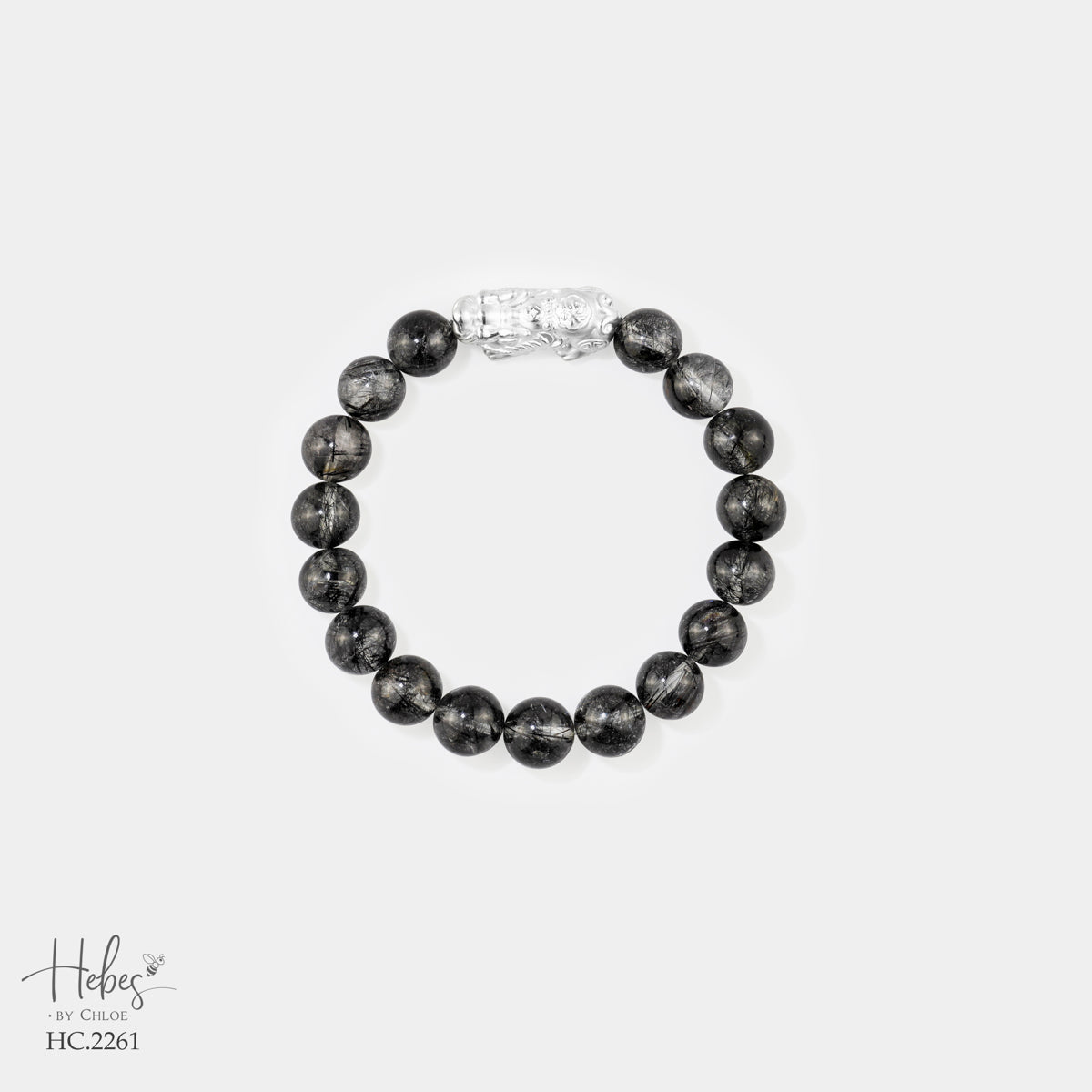Hebes Black Rutilated Quartz Bracelet HC2261