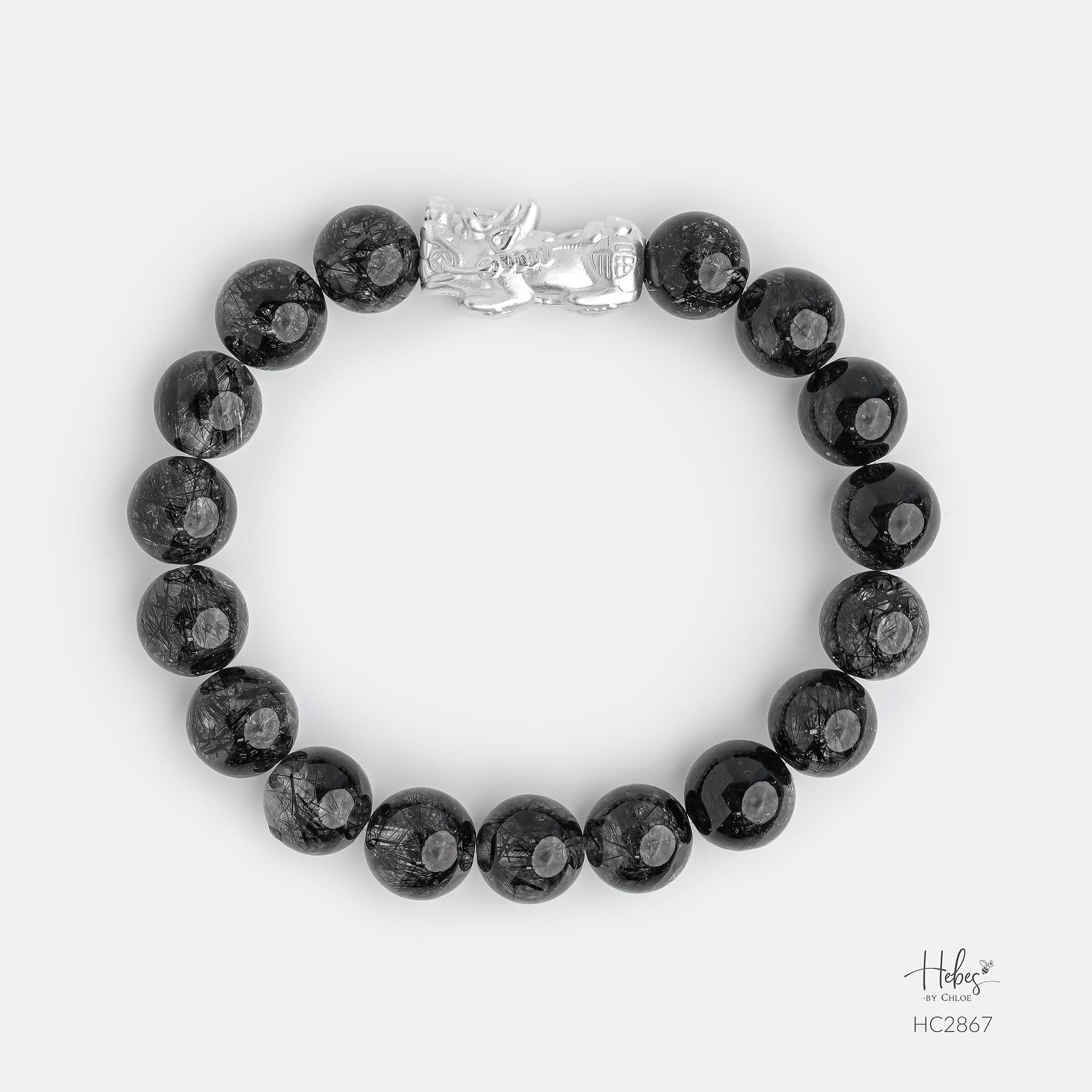 Hebes Black Rutilated Quartz Bracelet HC2867