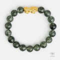 24K Gold Pixiu Green Rutilated Quartz Healing Bracelet (10mm) 992980