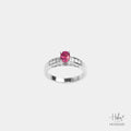 Ruby 14K Gold Diamond Ring HC550105