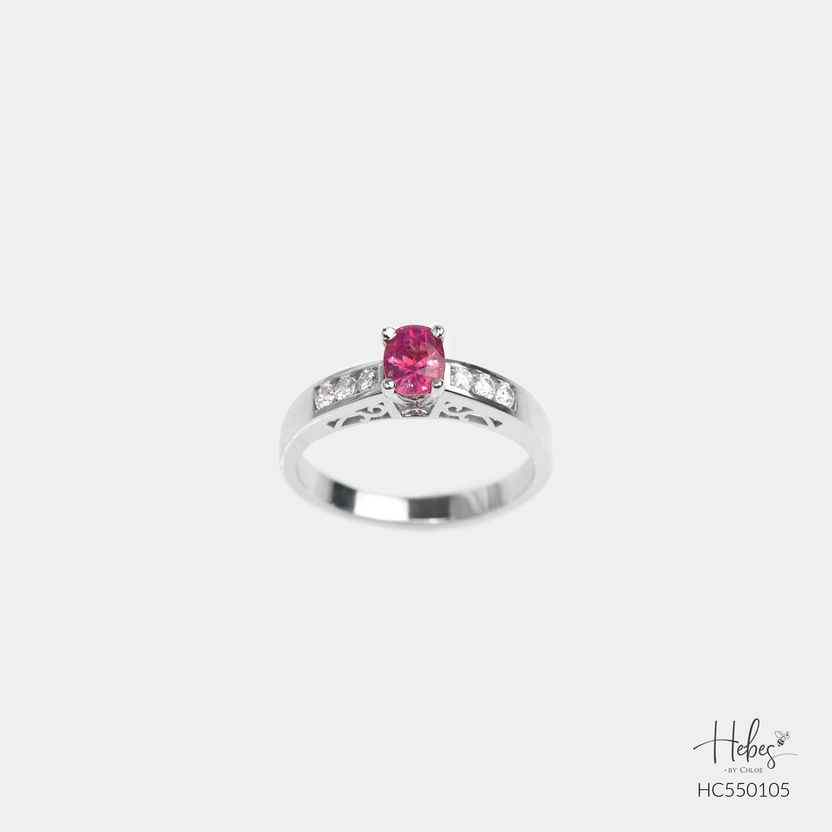 Ruby 14K Gold Diamond Ring HC550105