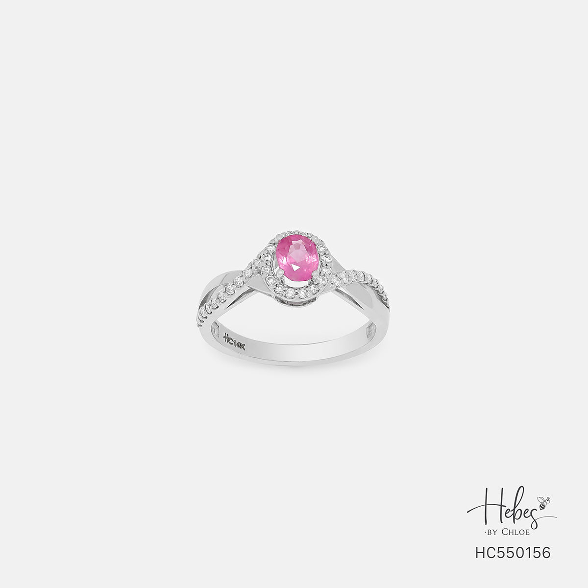 Ruby 14K Gold Diamond Ring HC550156