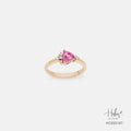 Ruby 14K Rose Gold Diamond Ring HC550157