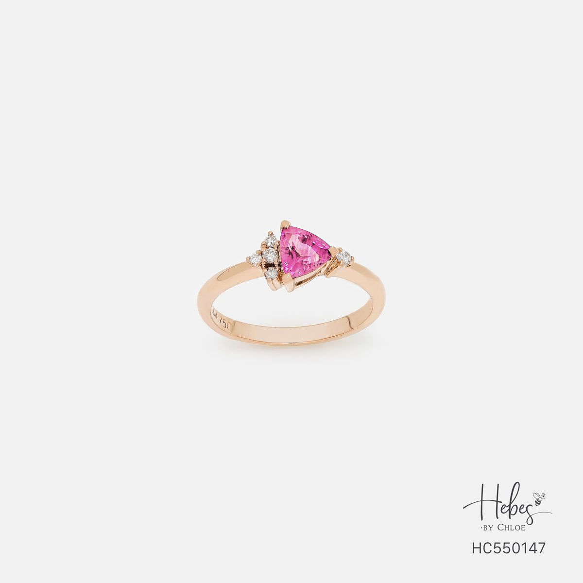 Ruby 14K Rose Gold Diamond Ring HC550157