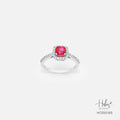 Ruby 14K Gold Diamond Ring HC550165
