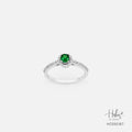 Green Tourmaline 14K Gold Diamond Ring HC550167