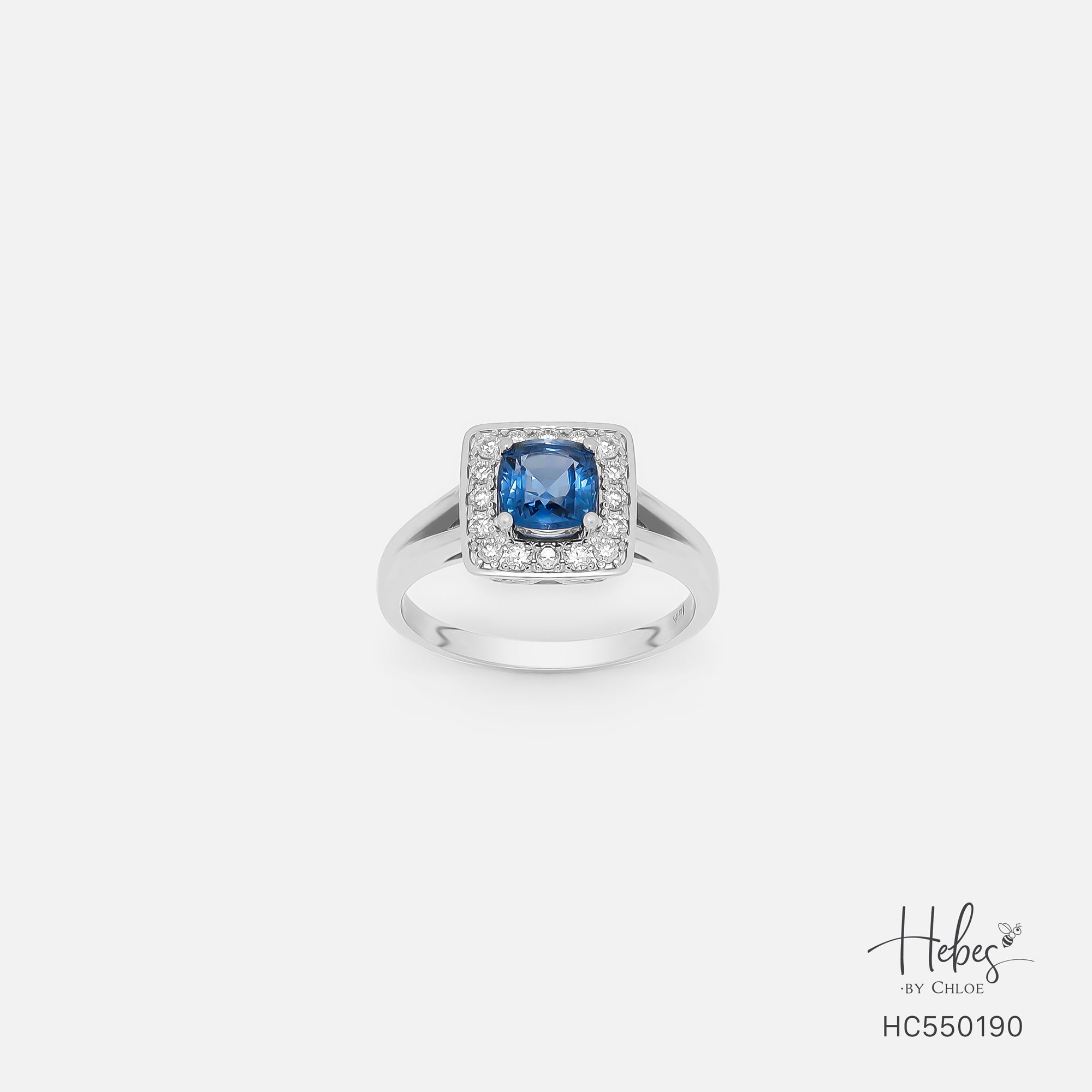 Sapphire 14K Gold Diamond Ring HC550190