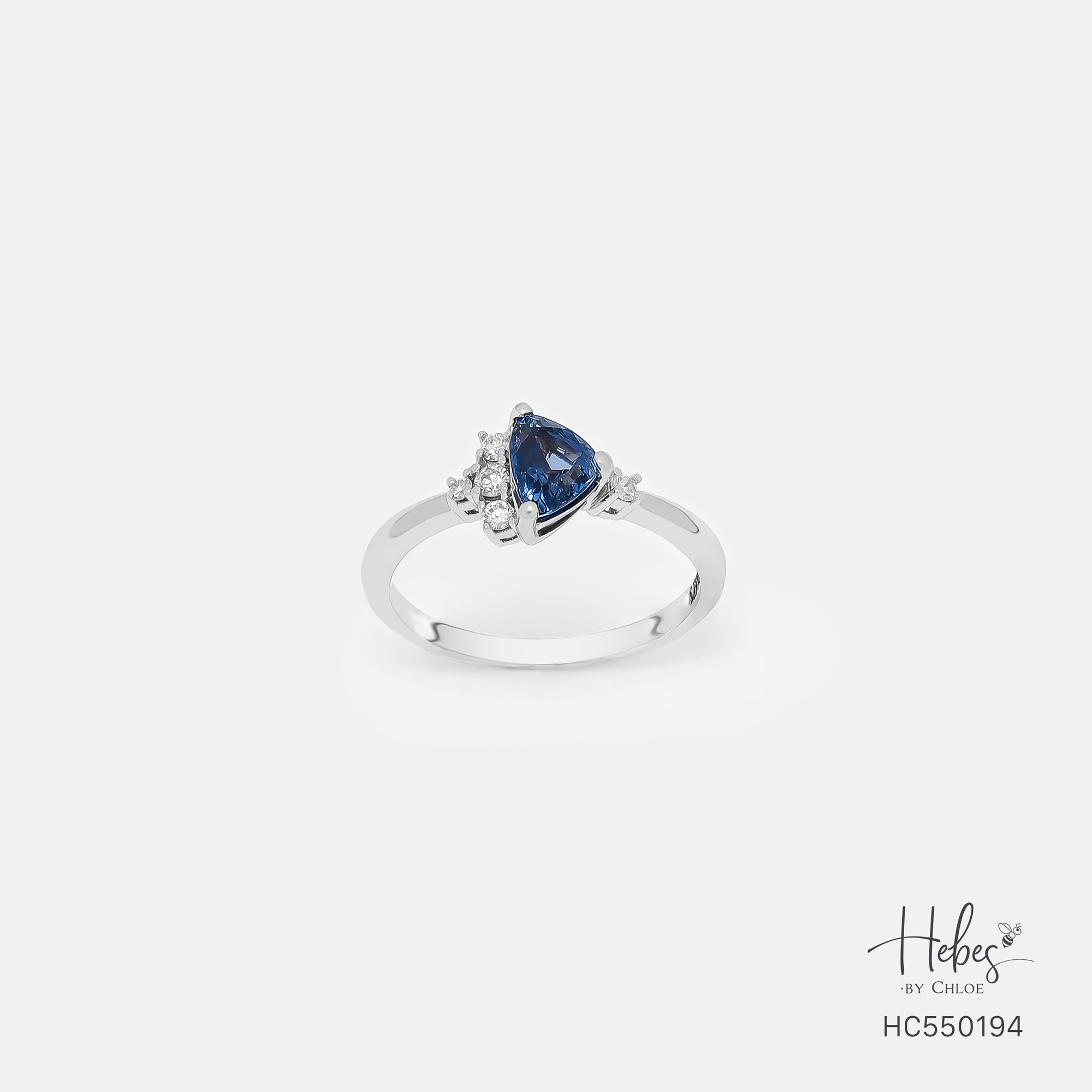 Sapphire 14K Gold Diamond Ring HC550194