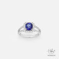 Sapphire 14K Gold Diamond Ring HC550214
