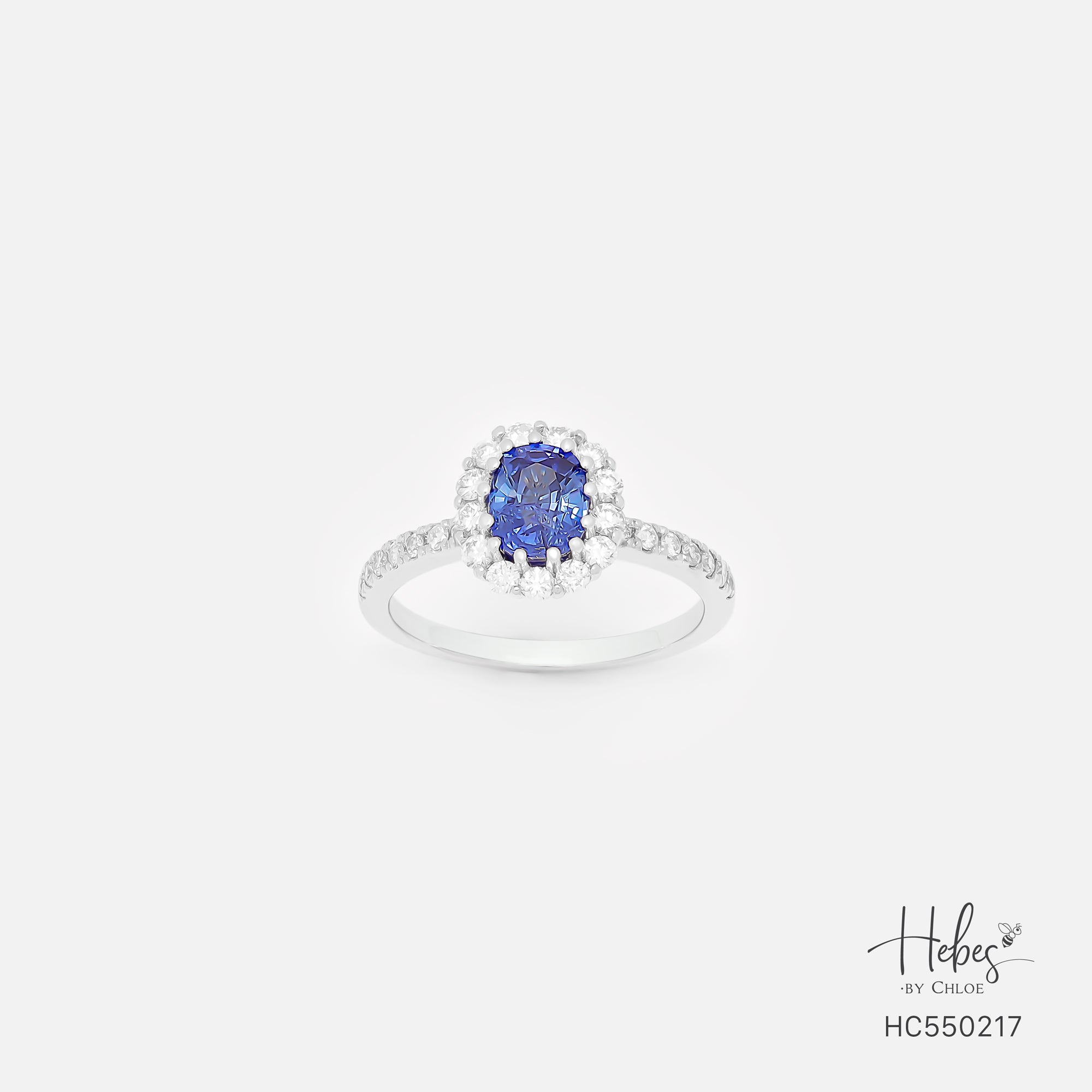 Sapphire 14K Gold Diamond Ring HC550217