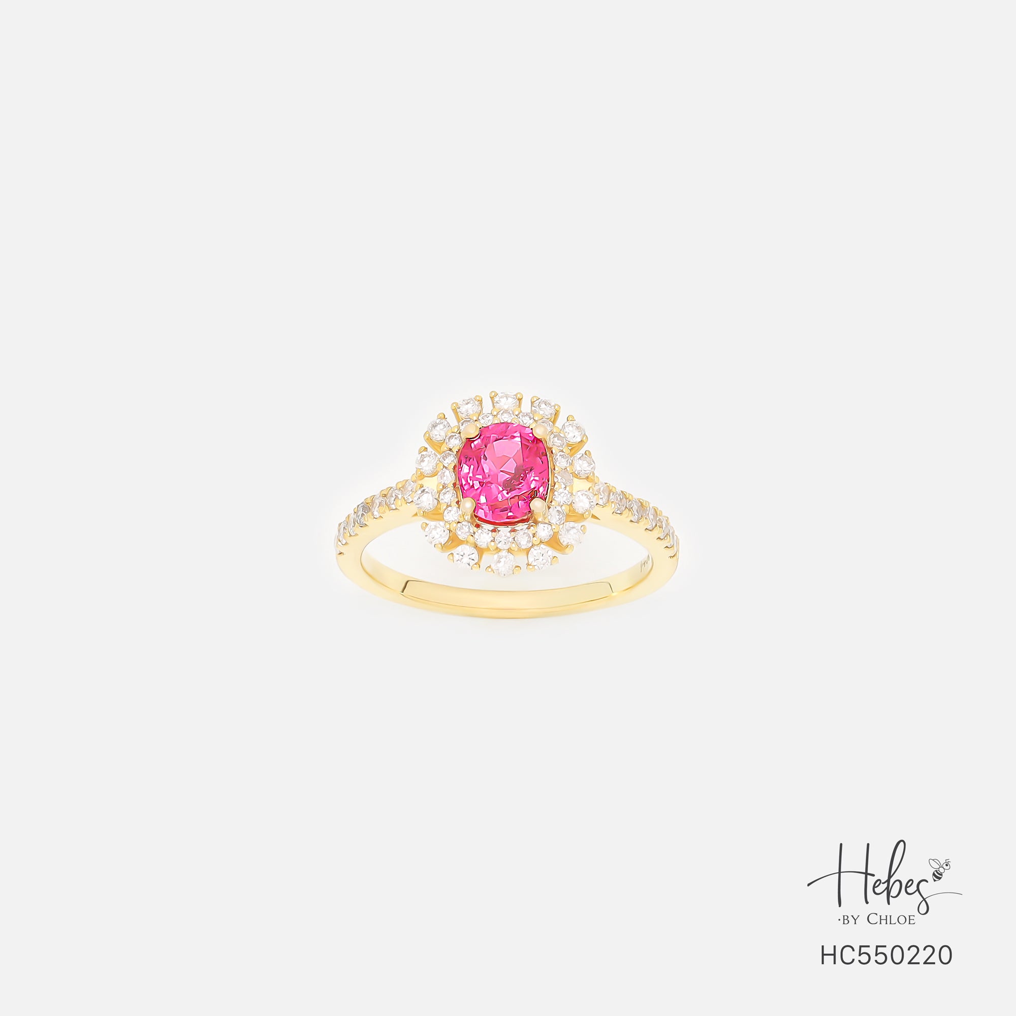 Ruby 14K Gold Diamond Ring HC550220