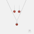 Strawberry Quartz Jewelry set HC999196