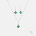 Green Strawberry Quartz Jewelry set HC999203