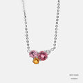 Aurora Luxe Spinel Yellow Sapphire Lab Diamond Pendant HC555513
