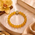 Amber Beaded Charm Bracelet HC99010113